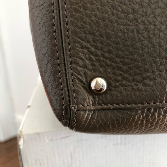 Authentic Chanel Taupe Tote with Silver Hardware - Picture 14 of 16